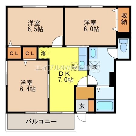 アテネの物件間取画像